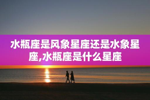 水瓶是风象还是水象