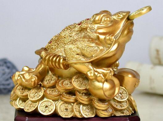 金蟾摆放的最佳方向图
