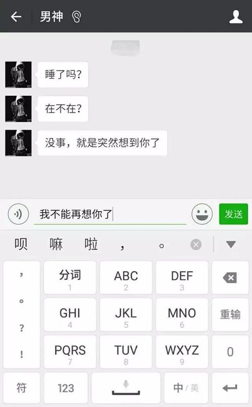 收到男神的短信