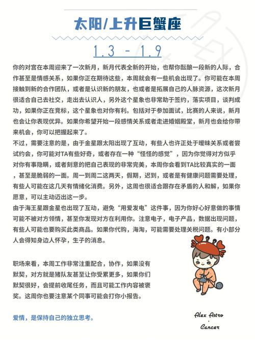 Alex 最近的星象分析,12星座注意事项