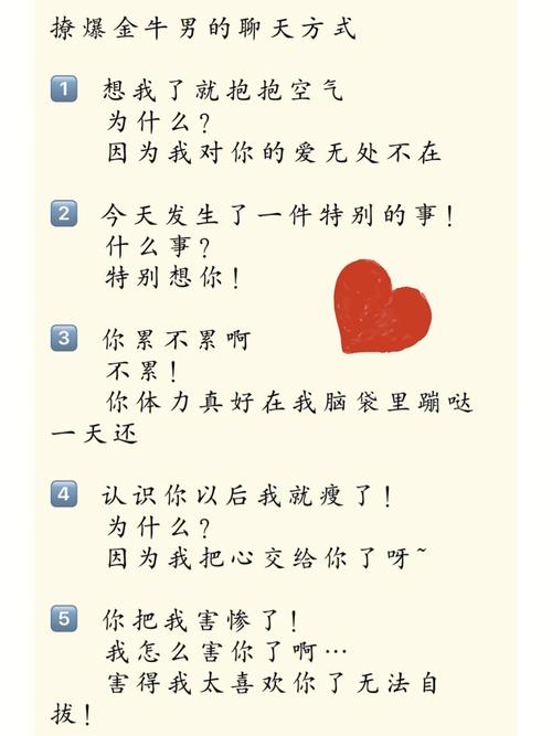 金牛男喜欢什么样的聊天模式