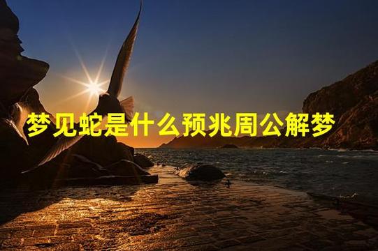 周公解梦梦见很多蛇预兆什么