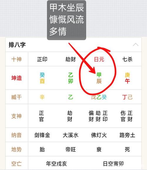 甲木日元特征是什么