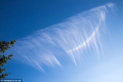 梦见天空出现彩色奇景什么意思