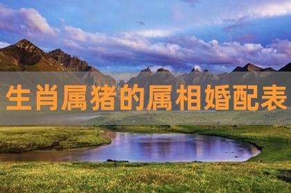 生肖配对:猪男羊女生肖婚配!