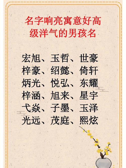 带健字的男孩名字