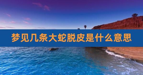 梦见蟒蛇蜕皮是什么意思