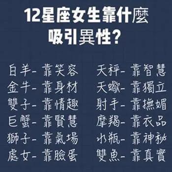 12星座谁最受异性欢迎