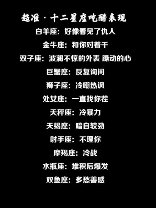 白羊座女生吃醋表现