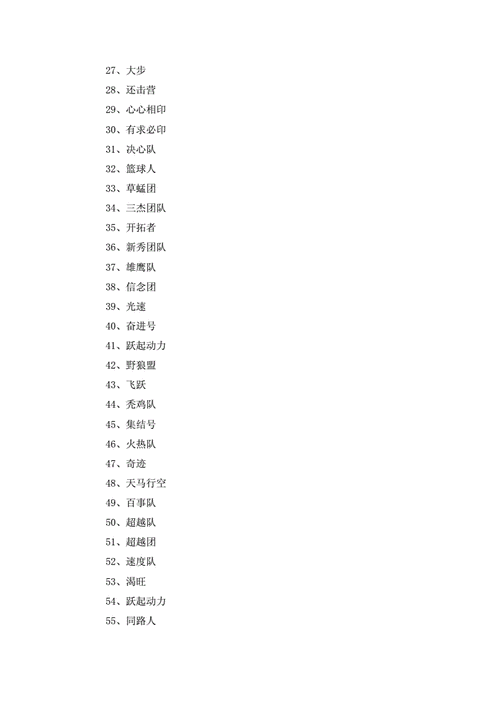 组合的名字叫什么好听