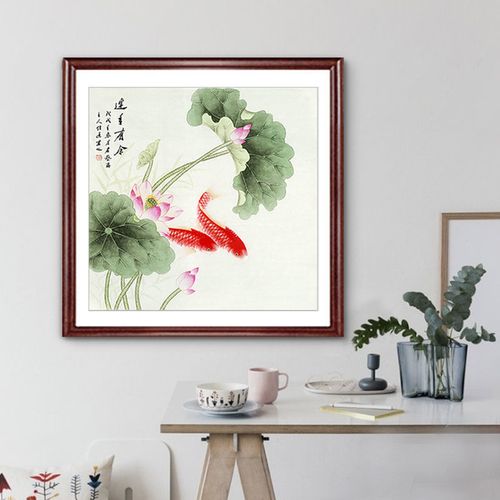 莲花画放家里风水好不好