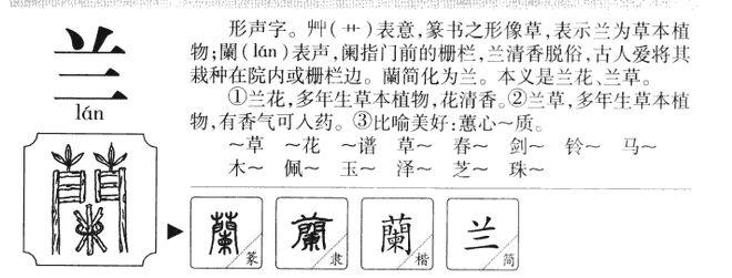 什么兰名字好听的名字