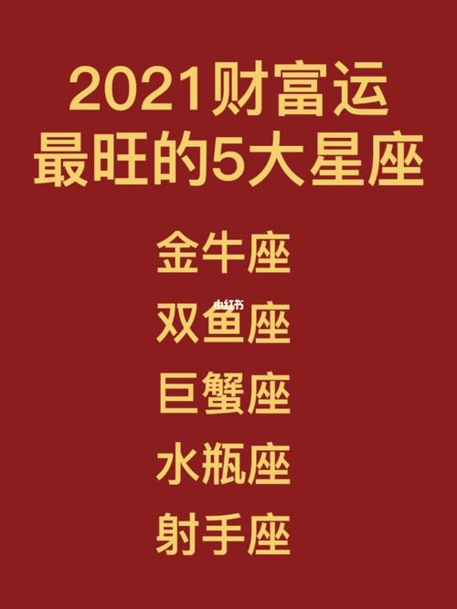 2021年投资运最好的星座