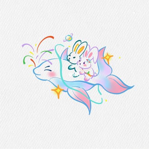 梦见一对兔子