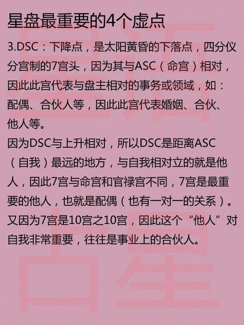 天底天顶上升下降星座