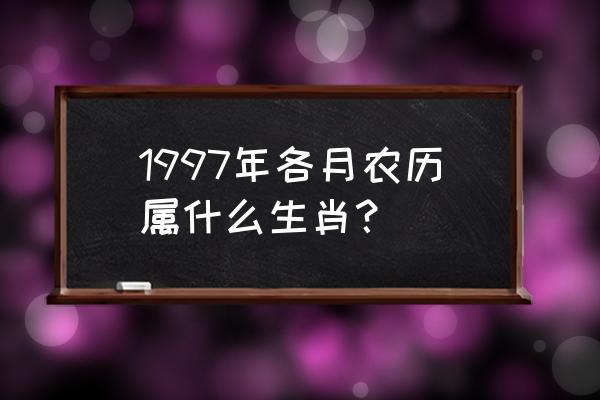 1997年的牛什么时辰出生比较好