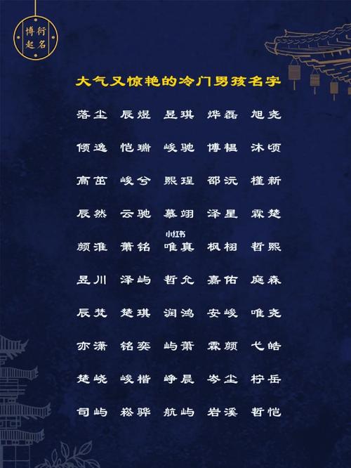 虎年应姓男孩大气响亮的名字