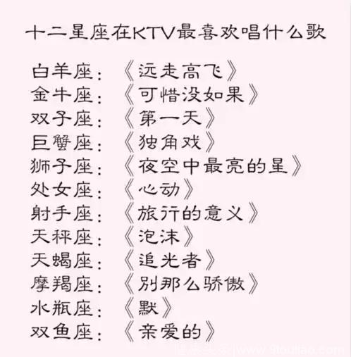 十二星座如何表白的歌曲