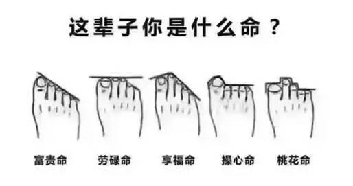 脚趾有这三大特征注定好命