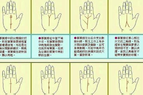 手相感情线图解大全,教你看懂自己的感情线!