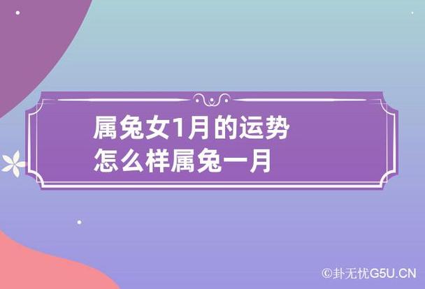 属兔的人2012年1月运程