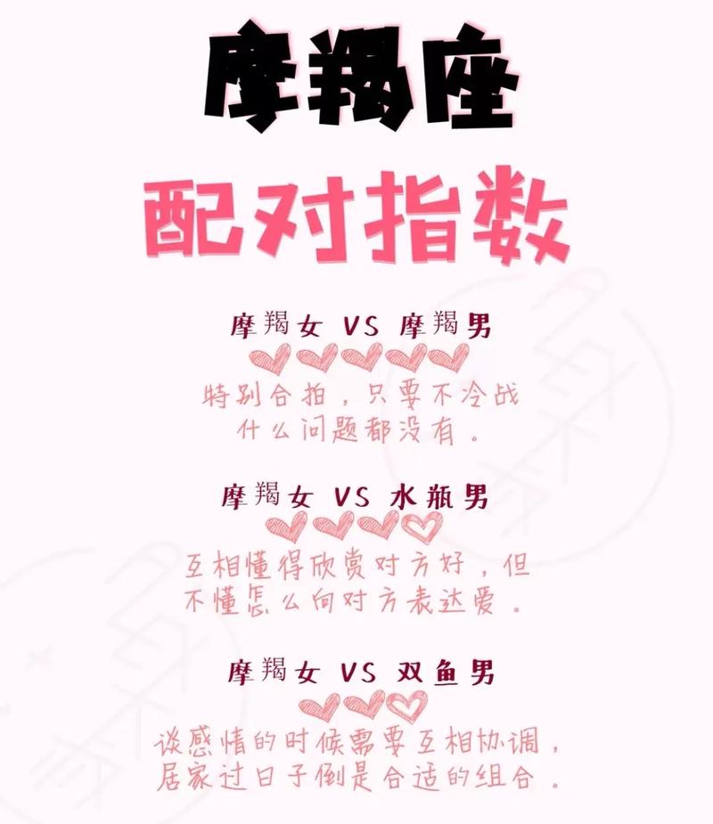 摩羯座与十二星座指数
