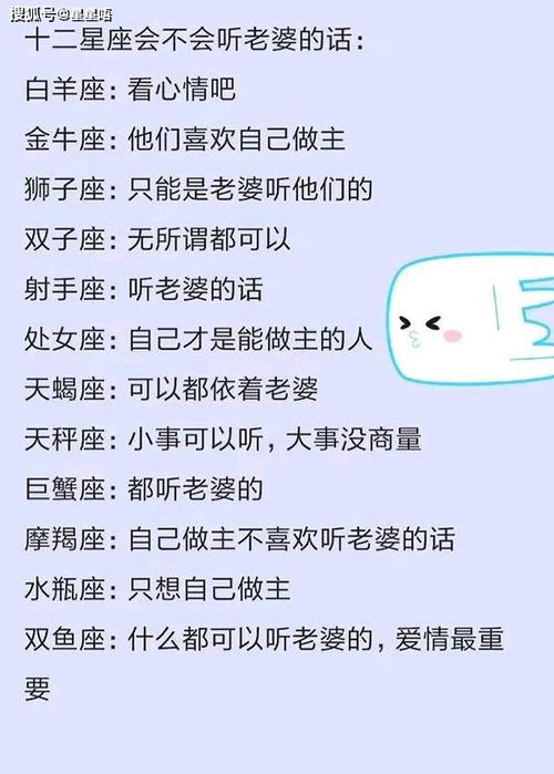 最不适合做妻子的星座