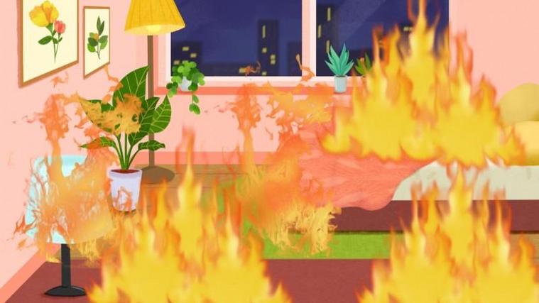 女人梦见邻居家着火了是什么意思