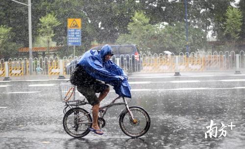 梦见大风大雨骑自行车