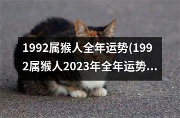 92属猴的今年运势怎么样