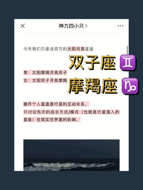 双子座和摩羯座配吗