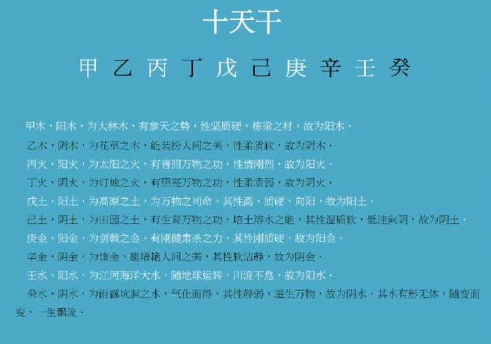 十天干十二地支,起八字诀!