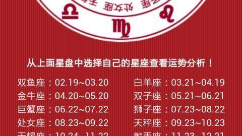 大年初二是什么星座