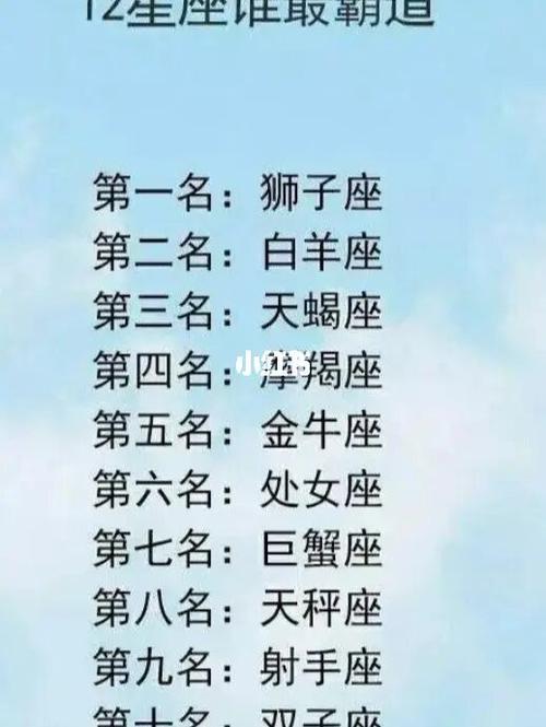 这些星座霸道得很