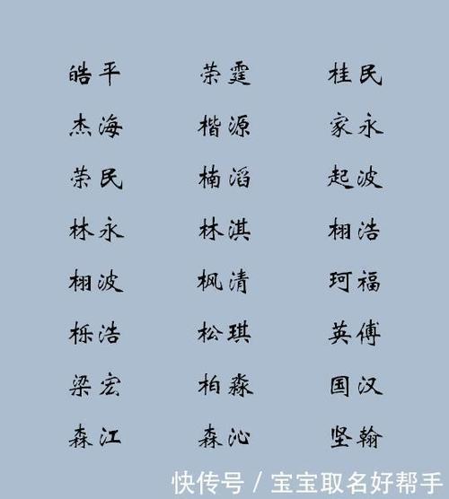 带火字的男宝宝名字姓但