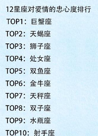 哪个星座讲义气