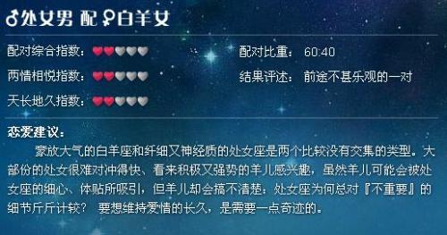 白羊座男生和处女座女生做夫妻好不好