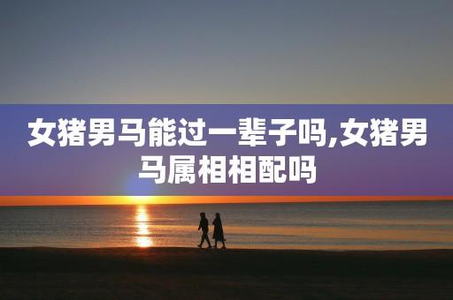 女猪男马能过一辈子吗