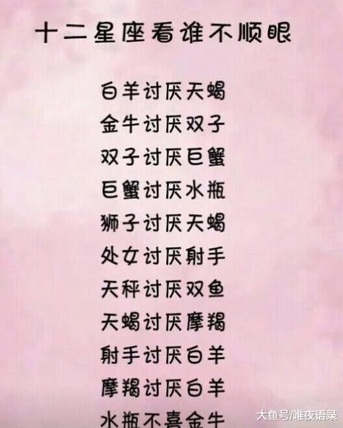 可信度最高的星座排名