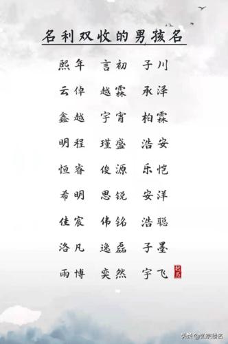 男孩带弘字姓名大全