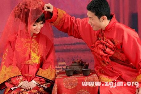 梦见嫁人做新娘