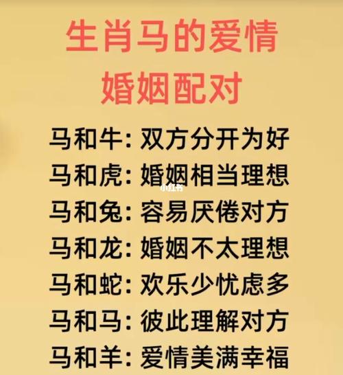 八字合婚配 婚姻属相配对大全 很准