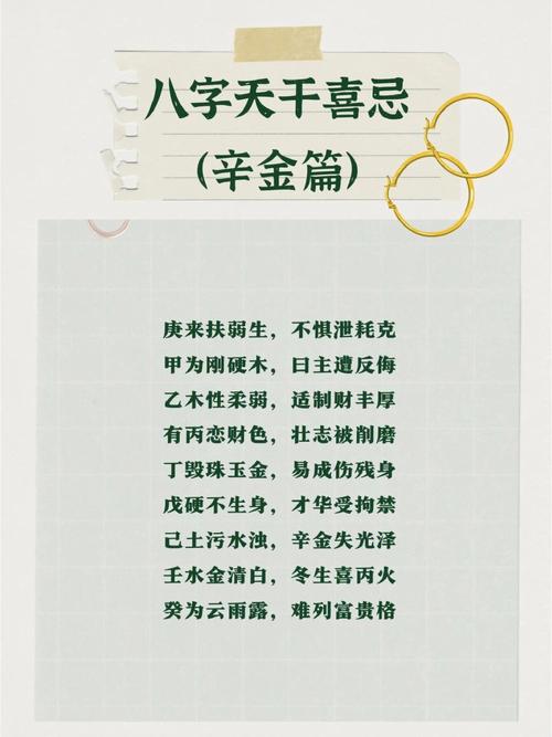 天干辛金怎样解析呢