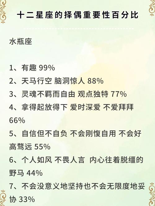 婚前性 十二星座
