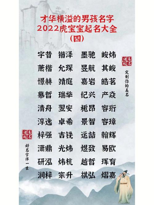 男孩名字高贵有才华