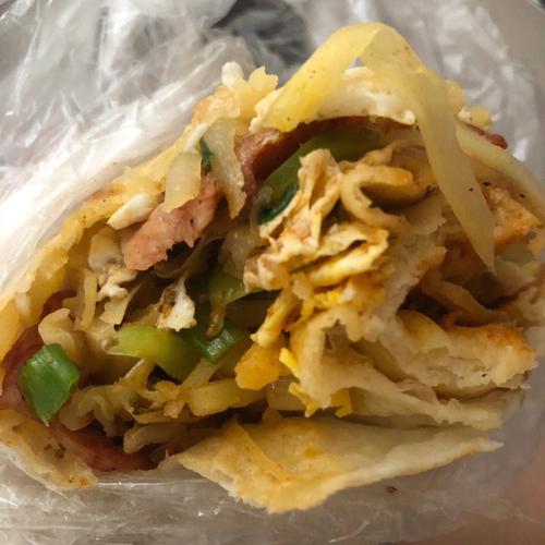 梦见吃鸡蛋灌饼
