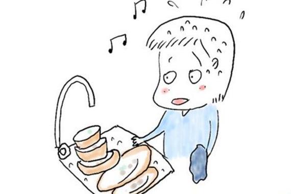 梦见自己刷碗