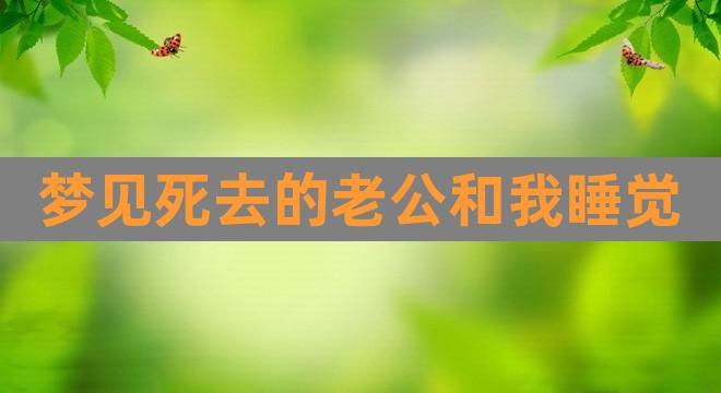 梦见过世的前夫