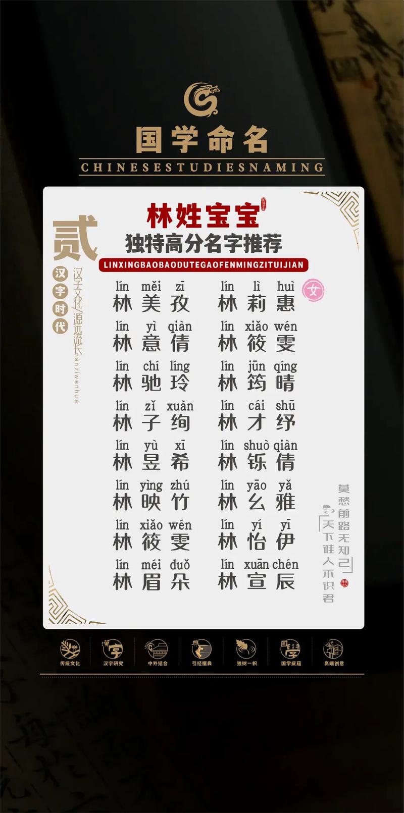 林姓男孩新颖有涵养的名字推荐