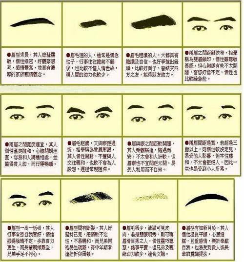 眉毛长面相如何
